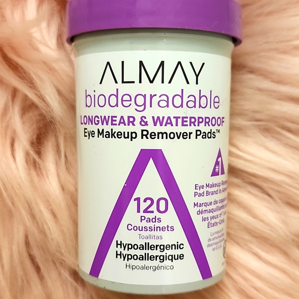 Brand New ALMAY BIODEGRADABLE Eye Make-Up Remover Pads